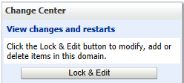 Change Center settings